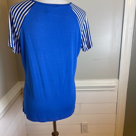 Vecceli Nautical Top M FREE SHIP - Picture 3 of 5